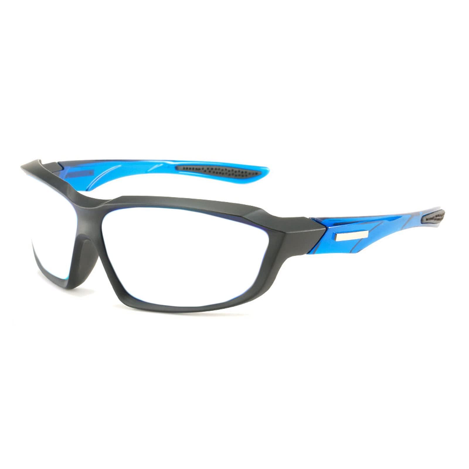 helena Full lens Reading Glasses Men Driving Running Sports Reader Square Blue Light Blocking Readers for Men S65 (BLUE, 1.75, x)
