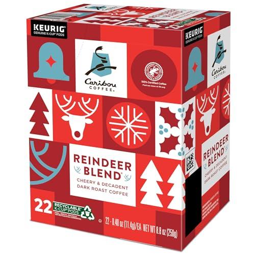 Caribou Coffee Caribou Coffee Reindeer Blend, Single-Serve Keurig K-Cup Pods, Dark Roast Coffee Pods, 88 Count
