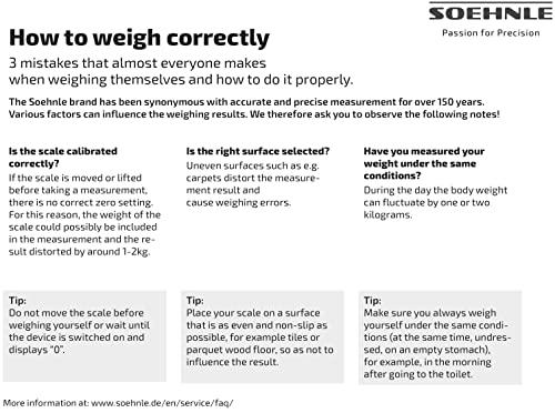 Soehnle Soehnle Style Sense Safe Electronic Bathroom Scale - 300 Scale, Stainless Steel