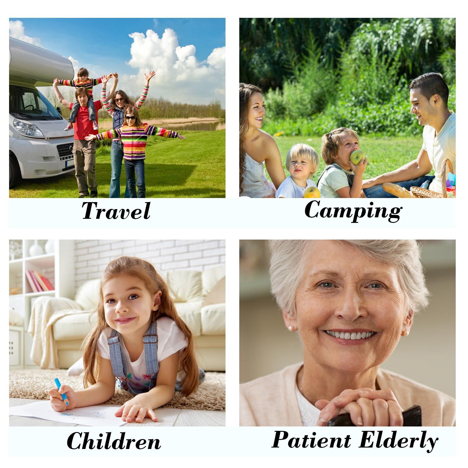 GREATCITI GREATCITI Adjustable Urinal, Pee Bottles Pocket Toilet for Men Women, Portable Urinal with Sealed Lid, Collapsible Urinals for Camping Travel Car Traffic Jam 750ML