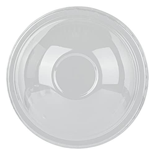 Restaurantware LIDS ONLY: Dome-Shaped Lids, 50 Transparent Plastic Lids For 12 Ounce Coppetta To Go Cups - Cups Sold Separately, Disposable, Clear Plastic Dessert Cups Lids, For Dessert Takeaways- Restaurantware