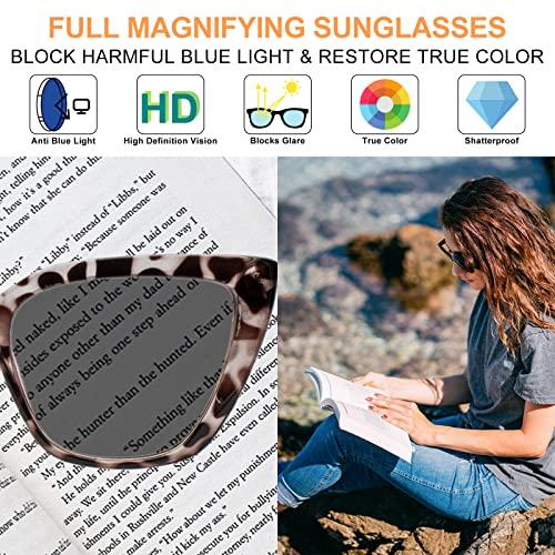 WEMOOTANTS WEMOOTANTS Large Readers Cateyed Sunglasses Womens Sun Glasses for Reading 1.0 1.25 1.5 1.75 2.0 2.25 2.5 2.75 3.0 3.5 4.0 (Leopard, 175) UV Protection