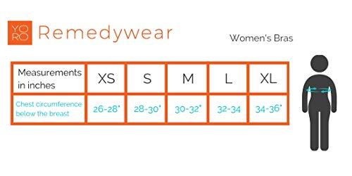 YoRo Naturals Remedywear Light Support Eczema Bra for Sensitive Skin, Tencel and Zinc, Hypoallergenic (White, XL)