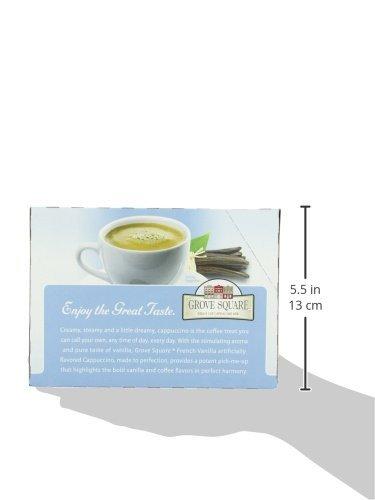 Grove Square Grove Square Cappuccino, French Vanilla, 24 Count Single Serve Cups (Pack of 3)