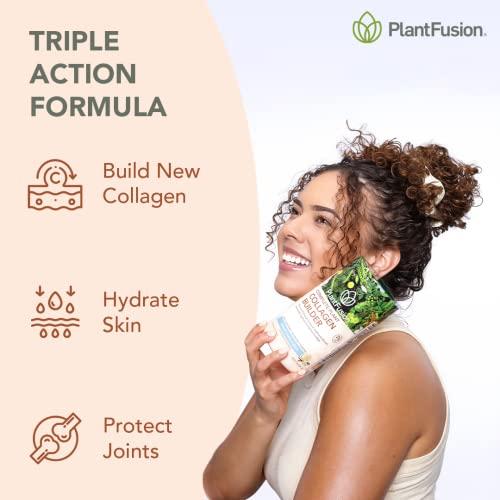 PlantFusion PlantFusion Complete Vegan Protein Powder and Collagen Bundle - Keto, Gluten Free, Soy Free, Non-Dairy, No Sugar, Non-GMO