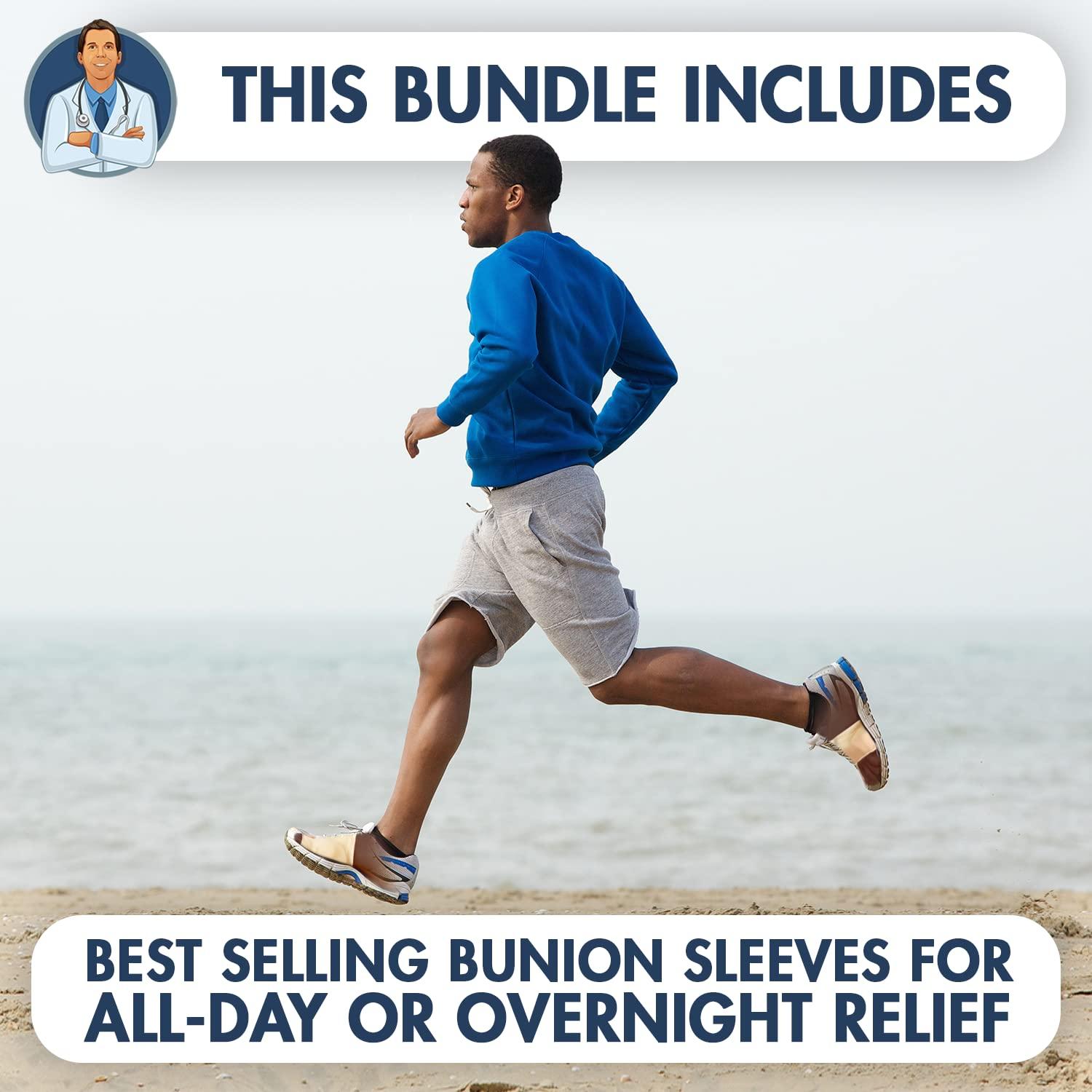 Dr. Frederick's Original Dr. Frederick\'s Original Super Bunion Bundle - 14 ct -Kit with Bunion Sleeves, Pads, Splints & Cushions - Pain Relief for Men & Women - Small - W5-6.5 | M4.5-6