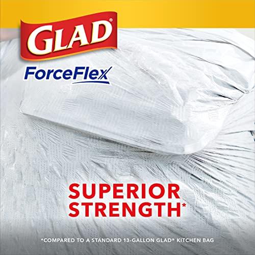 Glad Glad ForceFlex Tall Kitchen Trash Bags, 13 Gal, Gain Lavender, 110 Ct, Pack May Vary