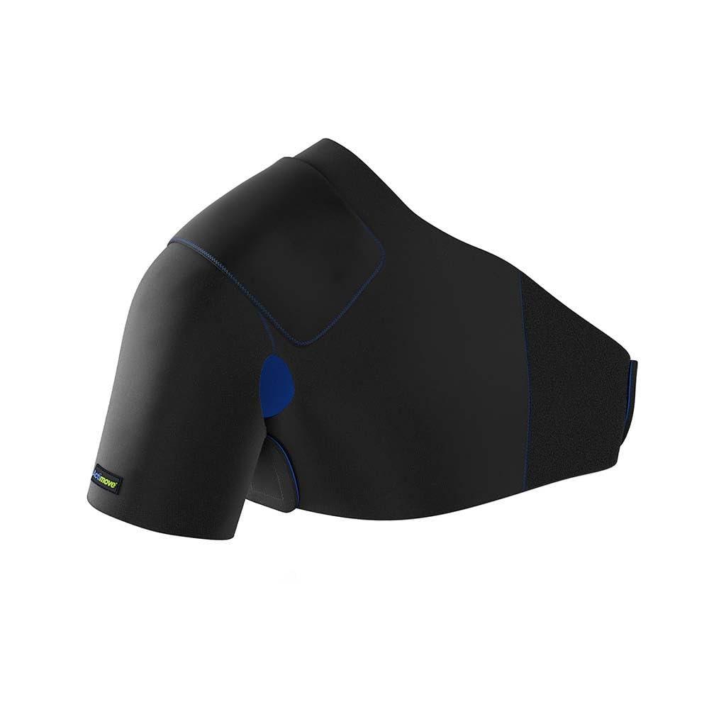 Actimove Actimove Sports Edition Shoulder Support, Extra Pocket for Optional Hot/Cold Pack | Adjustable Brace for Torn Rotator Cuff, Joint Pain Relief, Dislocation, Arm Stability, Injuries, & Tears, Black - Choose Your Size
