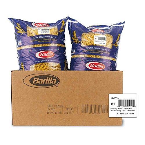 Barilla Rotini Pasta, 10 Pound -- 2 Case