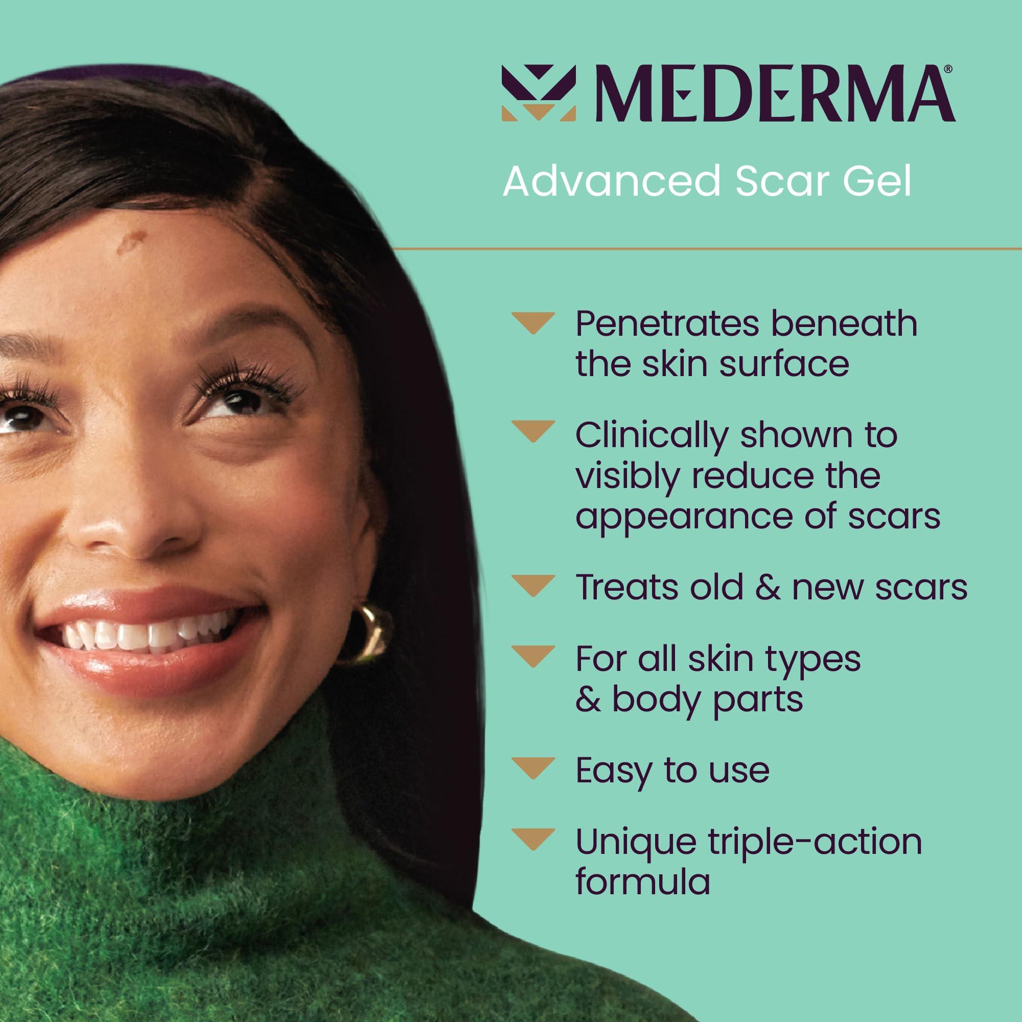 Mederma Mederma PM Intensive Overnight Scar Cream, Works with Skin's Nighttime Regenerative Activity & Advanced Scar Gel, Treats Old and New Scars, Reduces the Appearance of Scars from Acne