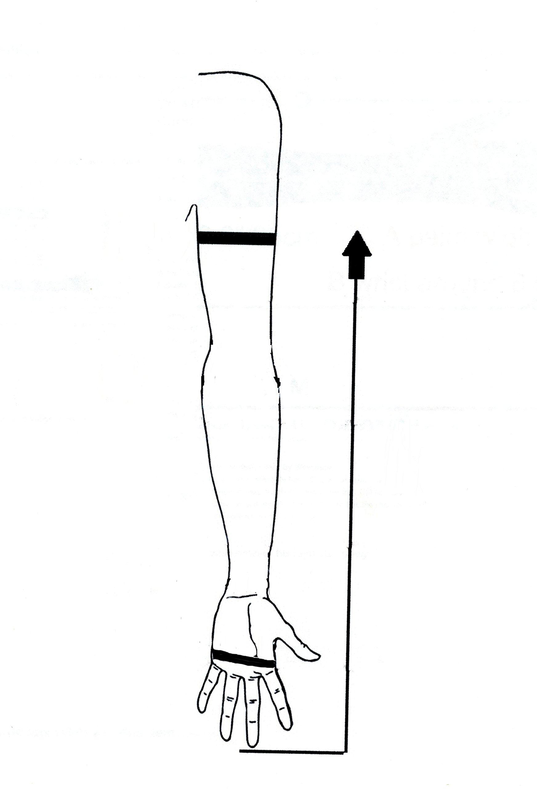 Latexa Premium Latex Long Gloves (Opera Length) Fetish - White (Large - Washed & Shined)