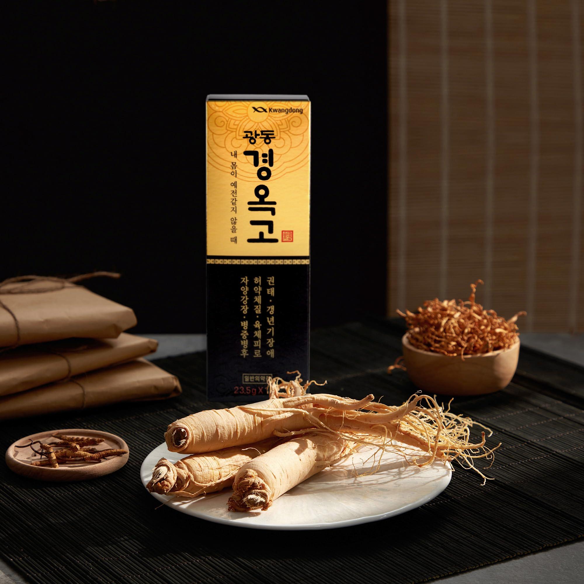 KWANGDONG KWANGDONG Kyung Ok Ko Premium Korean Herbal Supplment with Natural Ingredients, Natural Energy Booster for Men & Women 60P