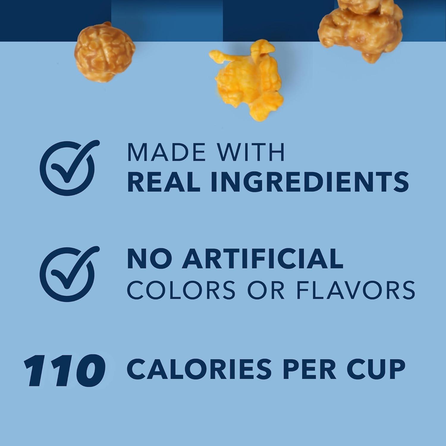 Garrett Popcorn Shops Garrett Popcorn Garrett Mix, 6.0oz, 4 Bags, Cheese and Caramel Gourmet Popcorn, Gluten Free, Sweet and Salty Snack, Popped Popcorn Bags