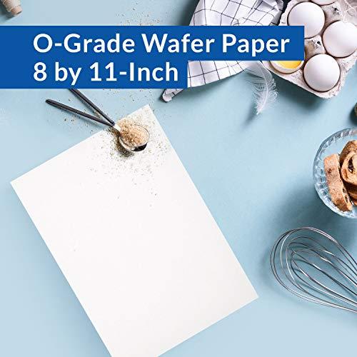 Oasis Supply Oasis Supply 25 Piece O-Grade Wafer Paper Pack, 8" by 11"