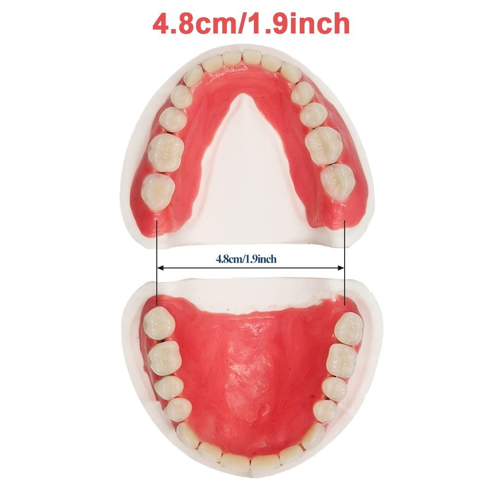 Longlive Do It Yourself Denture Fake Teeth Top and Bottom Temporary Teeth for Improve Smiling