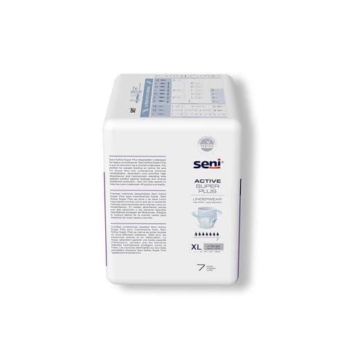 Seni Seni Active Super Plus Disposable Underwear Pull On with Tear Away Seams X-Large, S-XL07-AP1, Heavy, 28 Ct