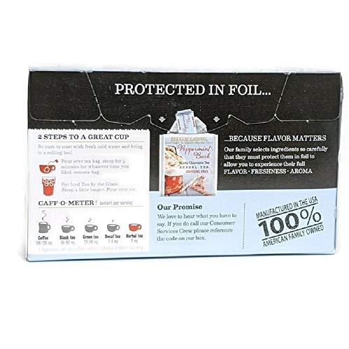 Bigelow Tea Bigelow Peppermint Bark Mint Chocolate Herb Tea (Pack of 2)