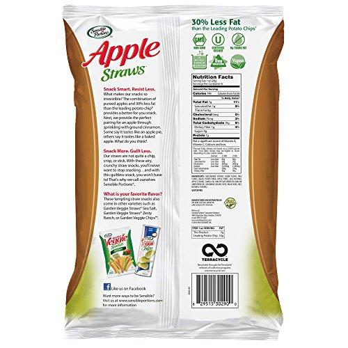 Sensible Portions Sensible Portions Apple Straws, Cinnamon, 6 oz