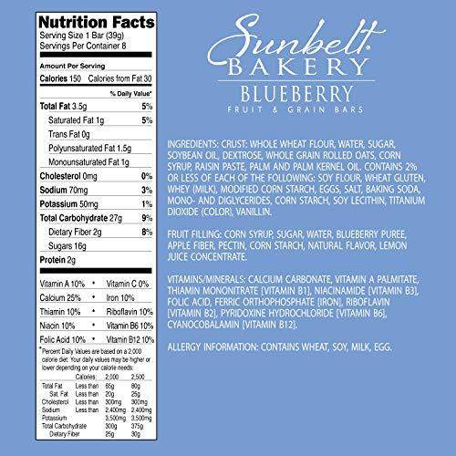 Sunbelt Sunbelt Bakery Blueberry Fruit & Grain Bars, 24 Count