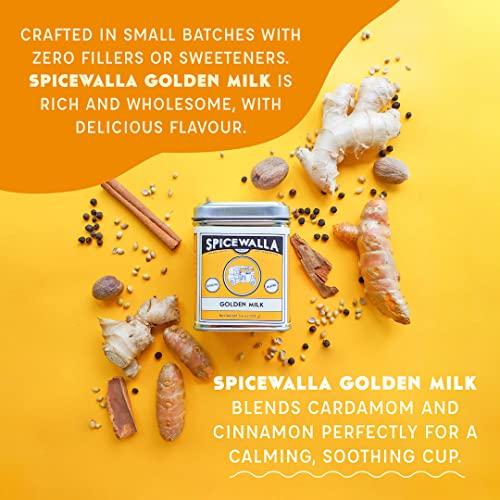 SPICEWALLA Spicewalla Golden Milk Powder 3.6 oz - Cinnamon, Ginger, Turmeric Drink Tea or Latte Mix