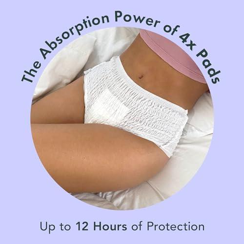 Rael Rael Bundle - Disposable Underwear (Size S-M, 10 Count) & PMS Supplement for Women (28 Capsules)