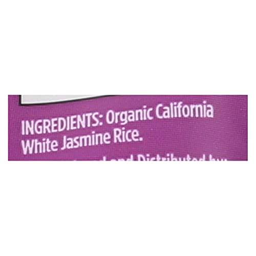 Lundberg Lundberg Family Farms, Rice, Og1, Jasmine, White, Pack of 6, Size - 2 LB, Quantity - 1 Case6