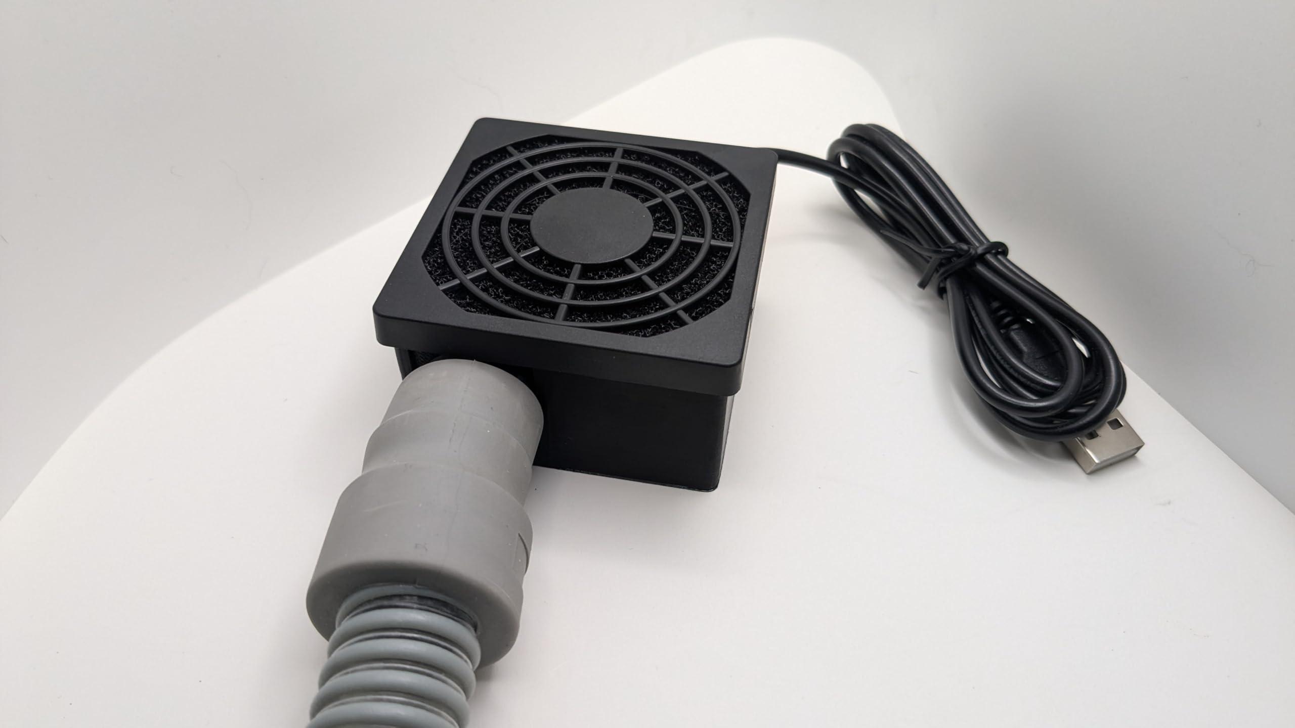 Generic Generic Hose Dryer with Filter Compatible with CPAP and BIPAP Hoses, USB Powered and Nearly Silent. (Include Both AC Adapter and Speed Control/Timer), Black