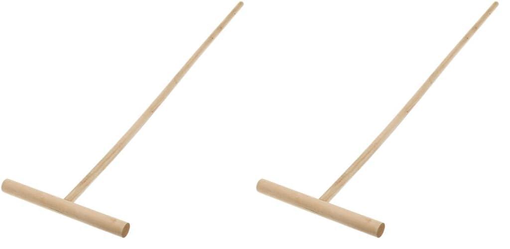 Imusa IMUSA USA I522-28 Cuban Wood Mop Stick (Pack of 2)