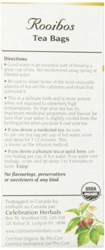 Celebration Herbals CELEBRATION HERBALS Rooibos Red Tea Organic 24 Bag, 0.02 Pound