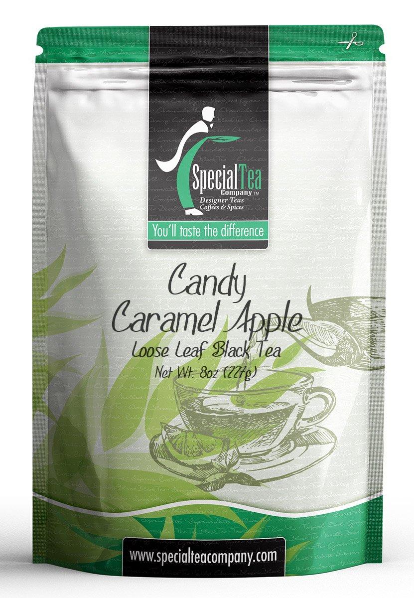 SpecialTea Company Special Tea Loose Leaf Black Tea, Candy Caramel Apple, 8 Ounce