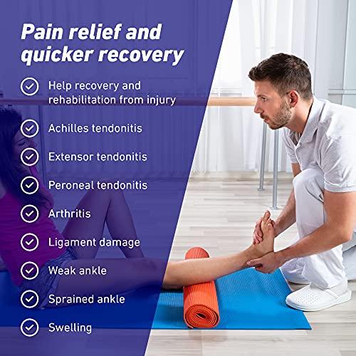 Neo-G Neo-G Ankle Brace with Figure of 8 Strap Neoprene Ankle Brace for Ligament Damage, Arthritis, for Sprained Ankle, Weak Ankles Class 1 Medical Device - One Size