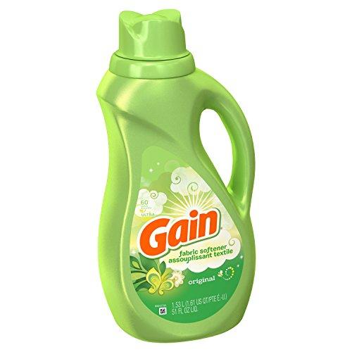 Gain Gain Liquid Fabric Softener, Original, 51 fl oz 60 loads