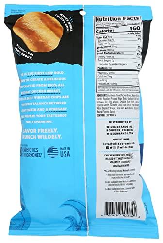 Wilde Chips Wilde Brands Sea Salt Vinegar Chicken Chips, 2.25 Oz (Pack of 2)