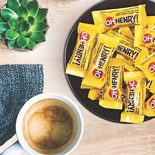 Hershy's M&M's OH HENRY! Halloween Chocolatey Candy Bars, 30 Count, 450 Gram