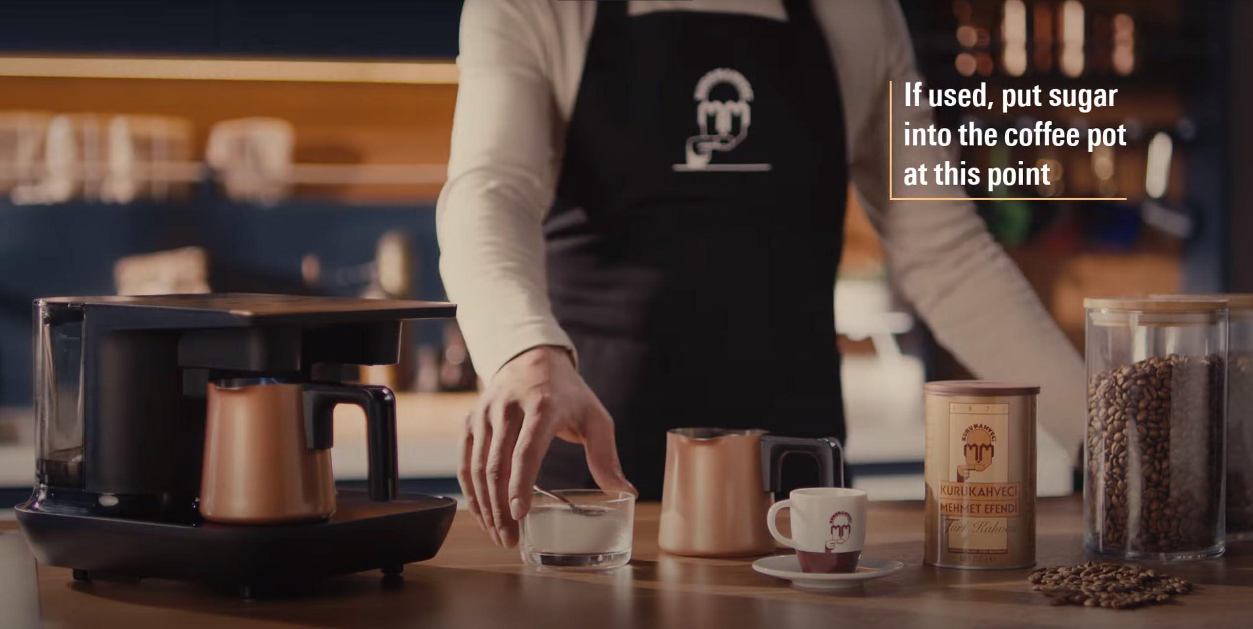 Kurukahveci KURUKAHVECI MEHMET EFENDI Turkish Coffee, Arabica Beans, Roasted Ground,Rich Aroma, Fresh, Medium to Heavy-bodied, Original Taste Since 1871 (8.8 OZ / 250 Gr) Pack of 3