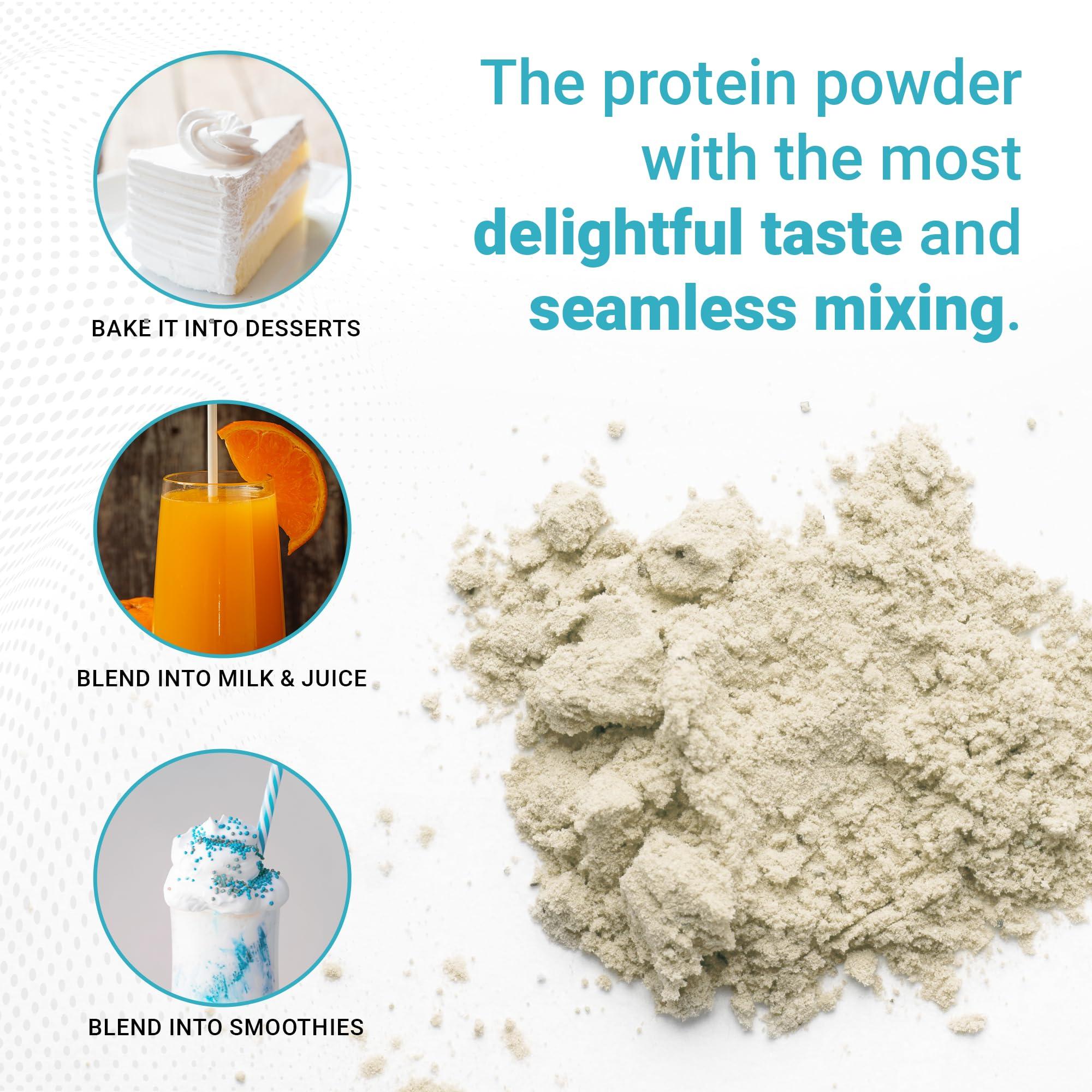 Genepro Gen. 3 The Protein Solution GENEPRO GEN. 3 Unflavored Protein Powder - New Formula - Lactose-Free, Gluten-Free, & Non-GMO Whey Isolate Supplement Shake (3rd Generation, 30 Servings)