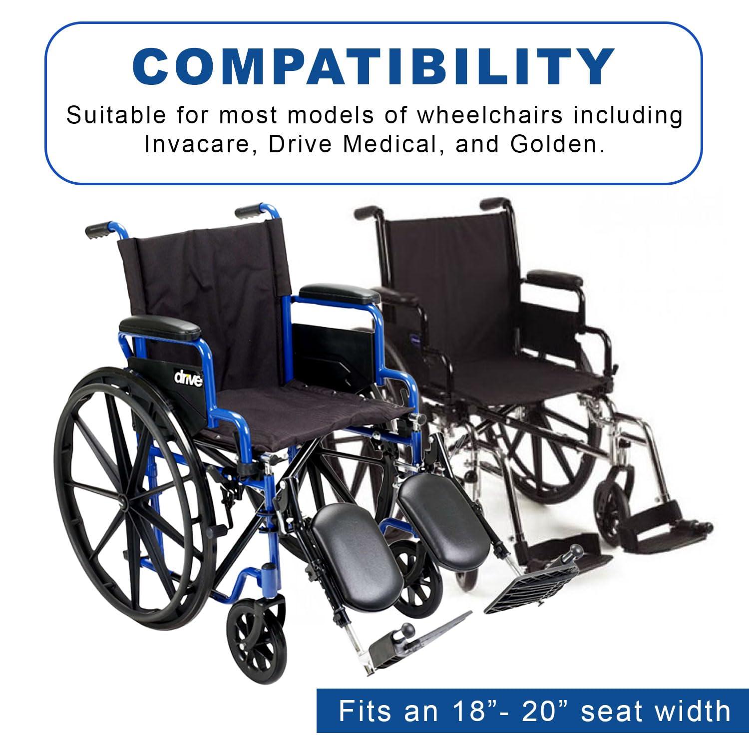 AlveyTech AlveyTech Gray Wheelchair Tray Table with Cup Holder - Lap Desk for 16-18" Wide Seat Medical Wheelchairs or Transport Chairs - ABS Plastic Construction - for Adults & Kids