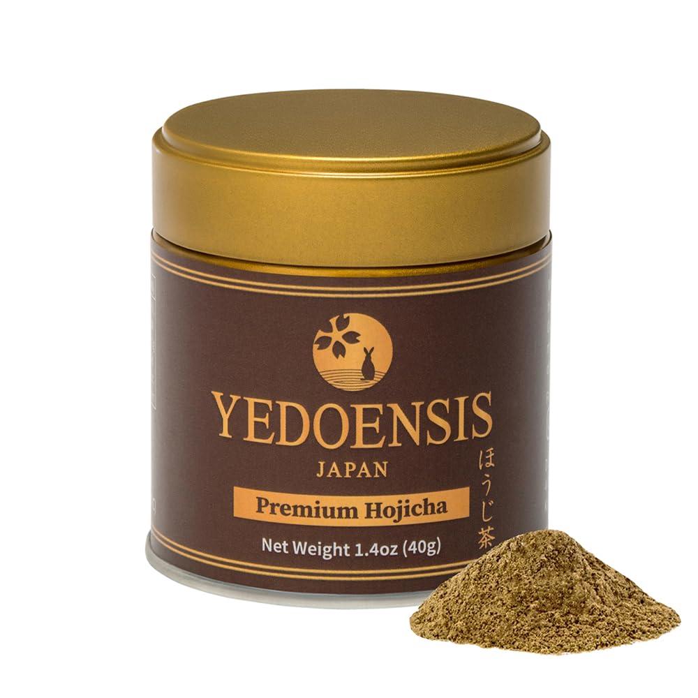 YEDOENSIS YEDOENSIS Premium Hojicha - Authentic Japanese Roasted Green Tea Kuki Hojicha Powder (40g)