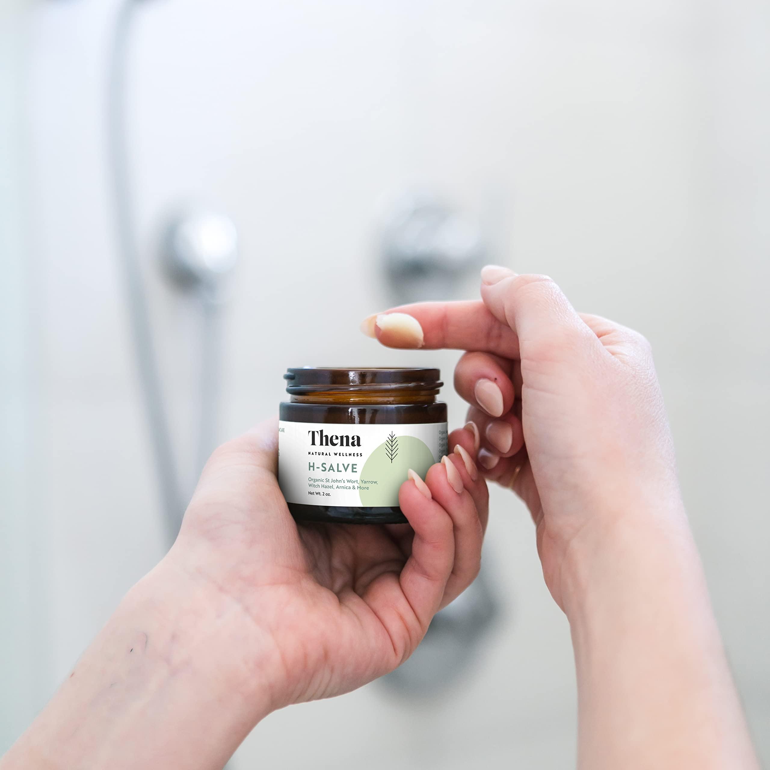 THENA Natural Wellness Thena H Salve & Calming Soak Natural Hemmoroid Treatment Gentle Soothing Self Care Men & Women