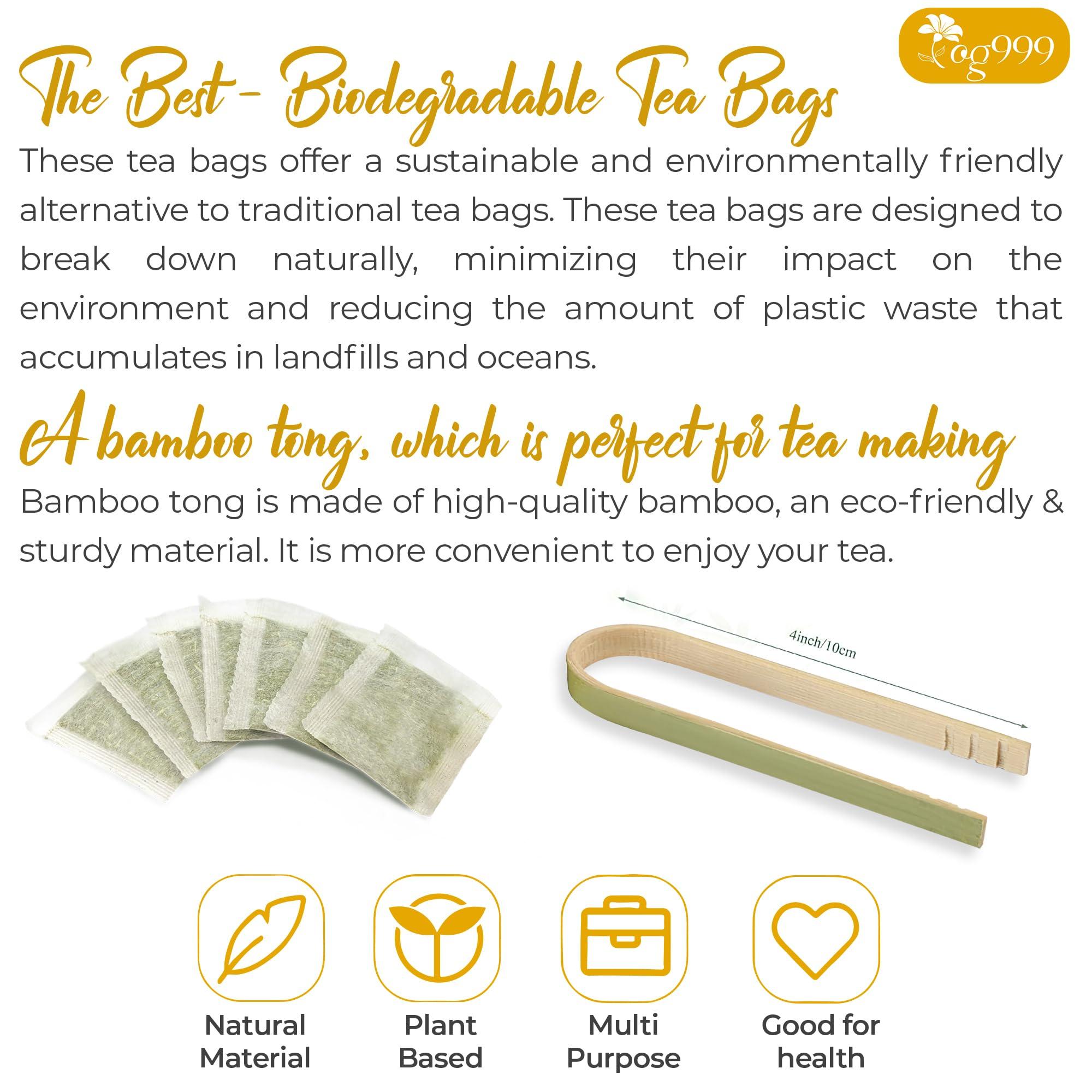 TOG999 Special 30 Tea Bags Turmeric Ginger Cinnamon Tea, 100% Natural, Hand-made Blend of Turmeric, Ginger, and Cinnamon. Eco-conscious Tea Bags. Turmeric Ginger Herbal Tea. No Sugar, No Caffeine, No Gluten, Vegan.