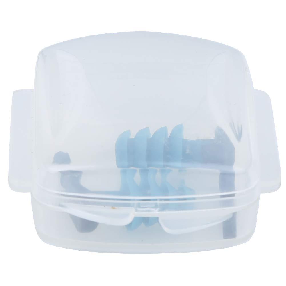 HERCHR HERCHR Swimming Ear Plugs, Waterproof Silicone Swimming Earplugs with Case Package for Swimming Showering Bathing Surfing