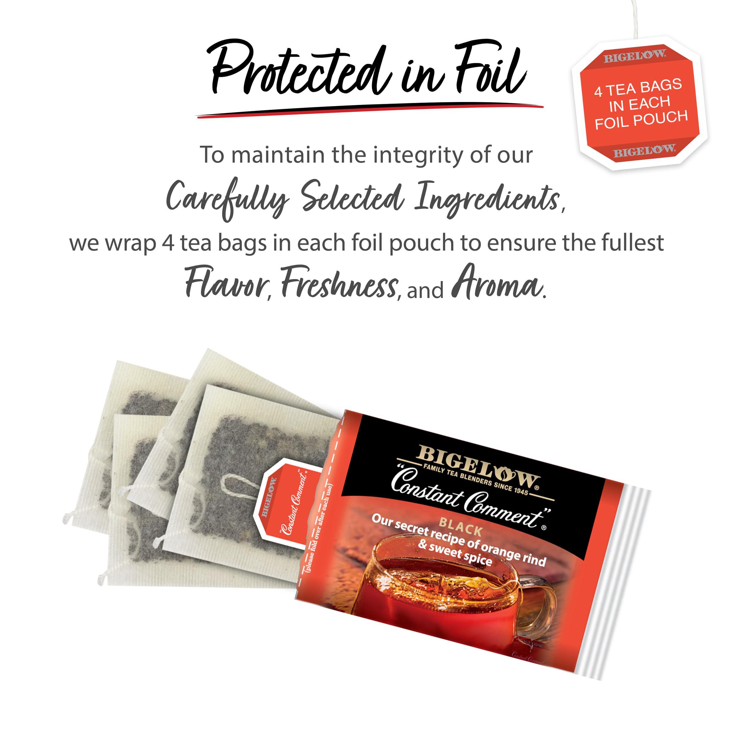 Bigelow Tea Bigelow Tea Constant Comment Black Tea, Caffeinated Tea, 40 Count Box (Pack of 6), 240 Total Tea Bags