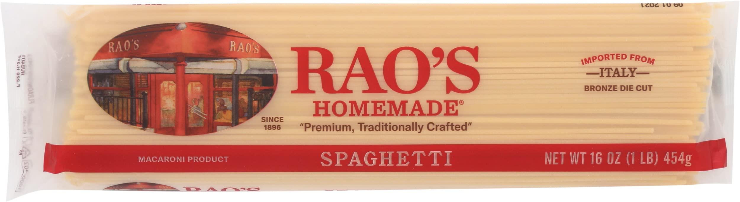 Rao's Rao's Homemade Spaghetti Pasta, Non-GMO, 16 Oz (Pack of 15)