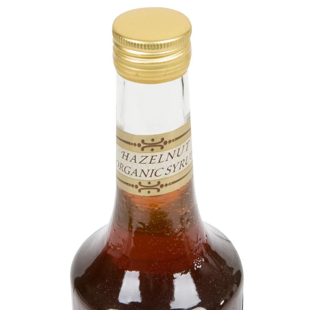 Monin Monin - Organic Hazelnut Syrup, Nutty Taste of Caramelized Hazelnut, Natural Flavors, Great for Mochas, Lattes, Smoothies, Shakes, and Cocktails, Non-GMO, Gluten-Free (750 ml)