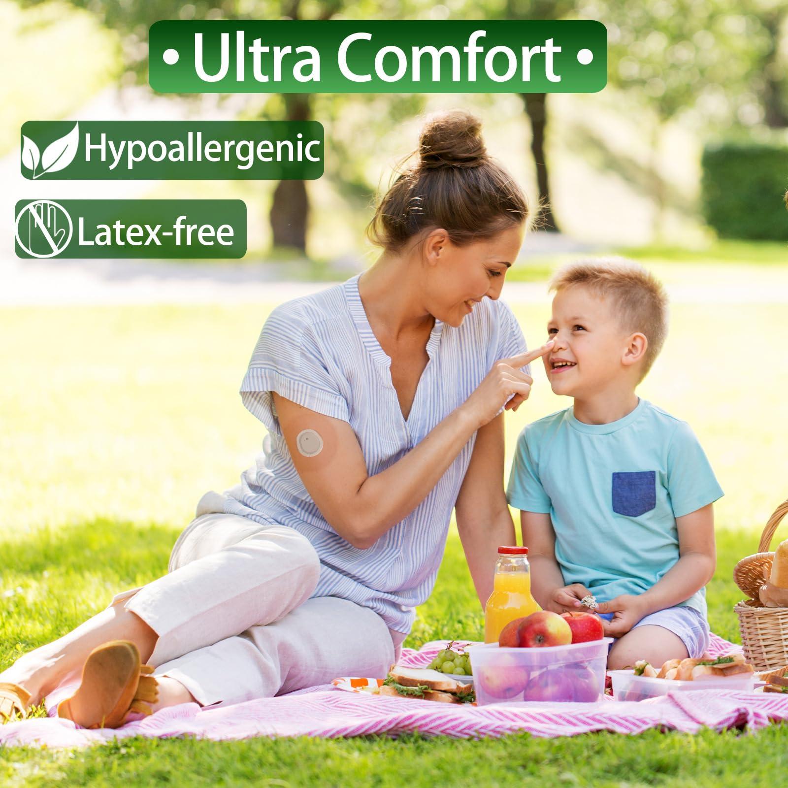 funpatch funpatch G7 Adhesive Patches Waterproof Premium Transparent Overpatch for G7 & Stelo Non-Glue Central Full Cover Patches Film Tape Hypoallergenic & Latex-Free 10 Days Long Stay, 55Pack