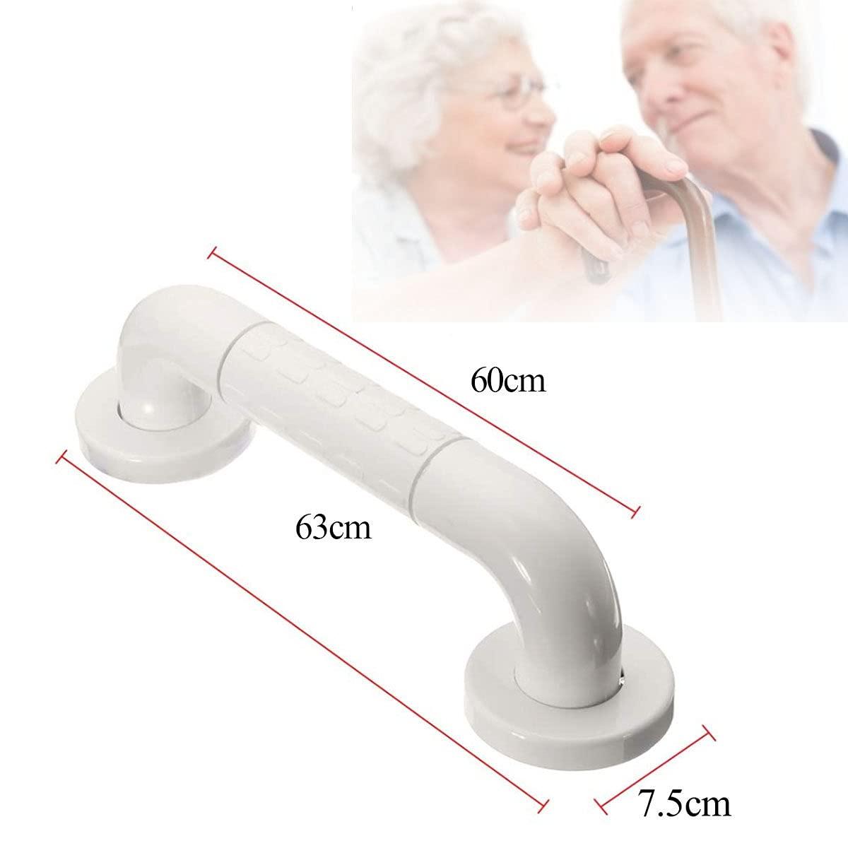 WZFANJIJ WZFANJIJ Shower Handle, Suction Cup Grab Bars for Bathroom, Grab Bars for Bathtubs and Showers - Assist Balance Handrail for Tub - Elderly, Seniors, Handicap, Disabled,Yellow-60cm