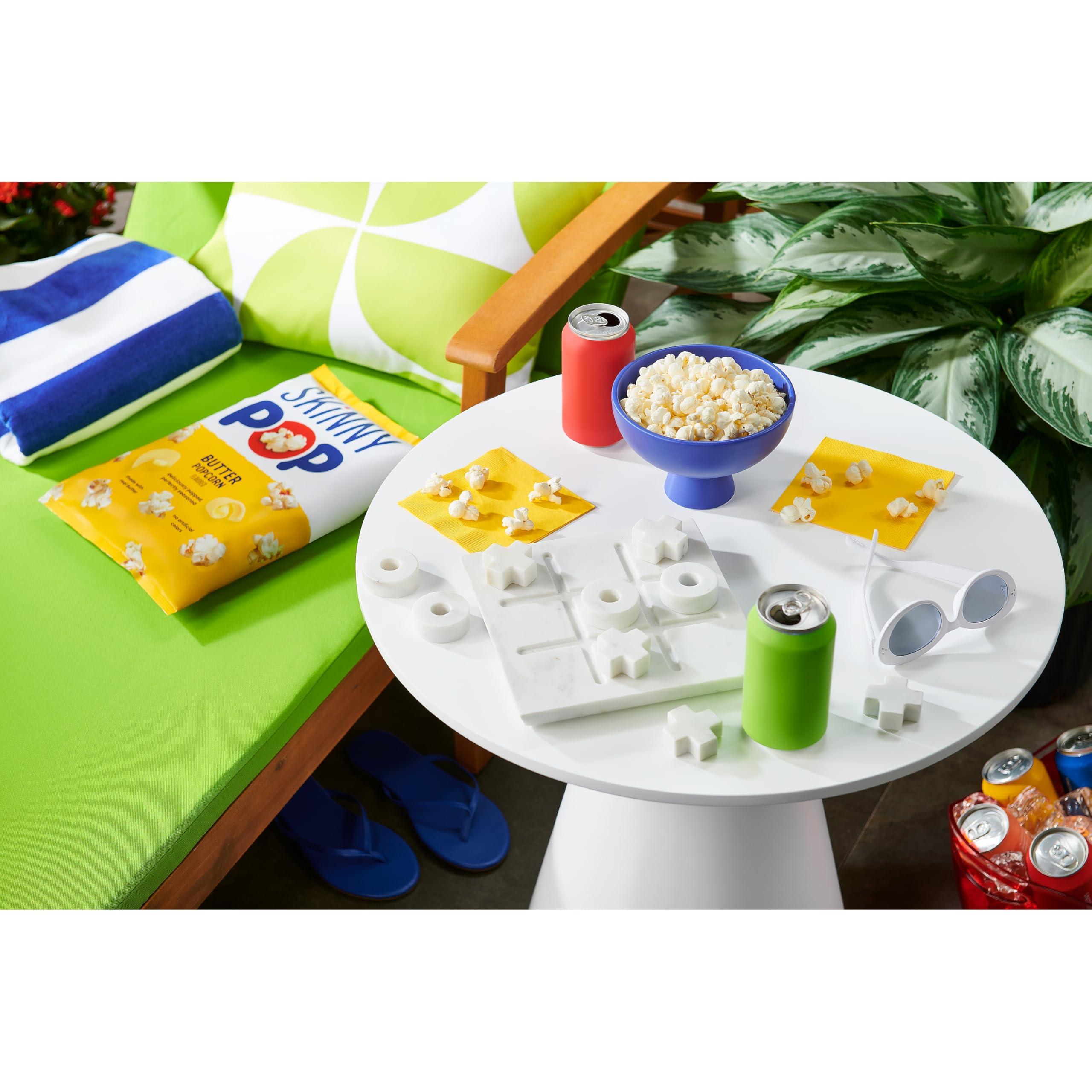 SkinnyPop SkinnyPop Butter Popcorn, Gluten Free, Non-GMO, Healthy Popcorn Snacks, Skinny Pop, 4.4oz Grocery Size Bag