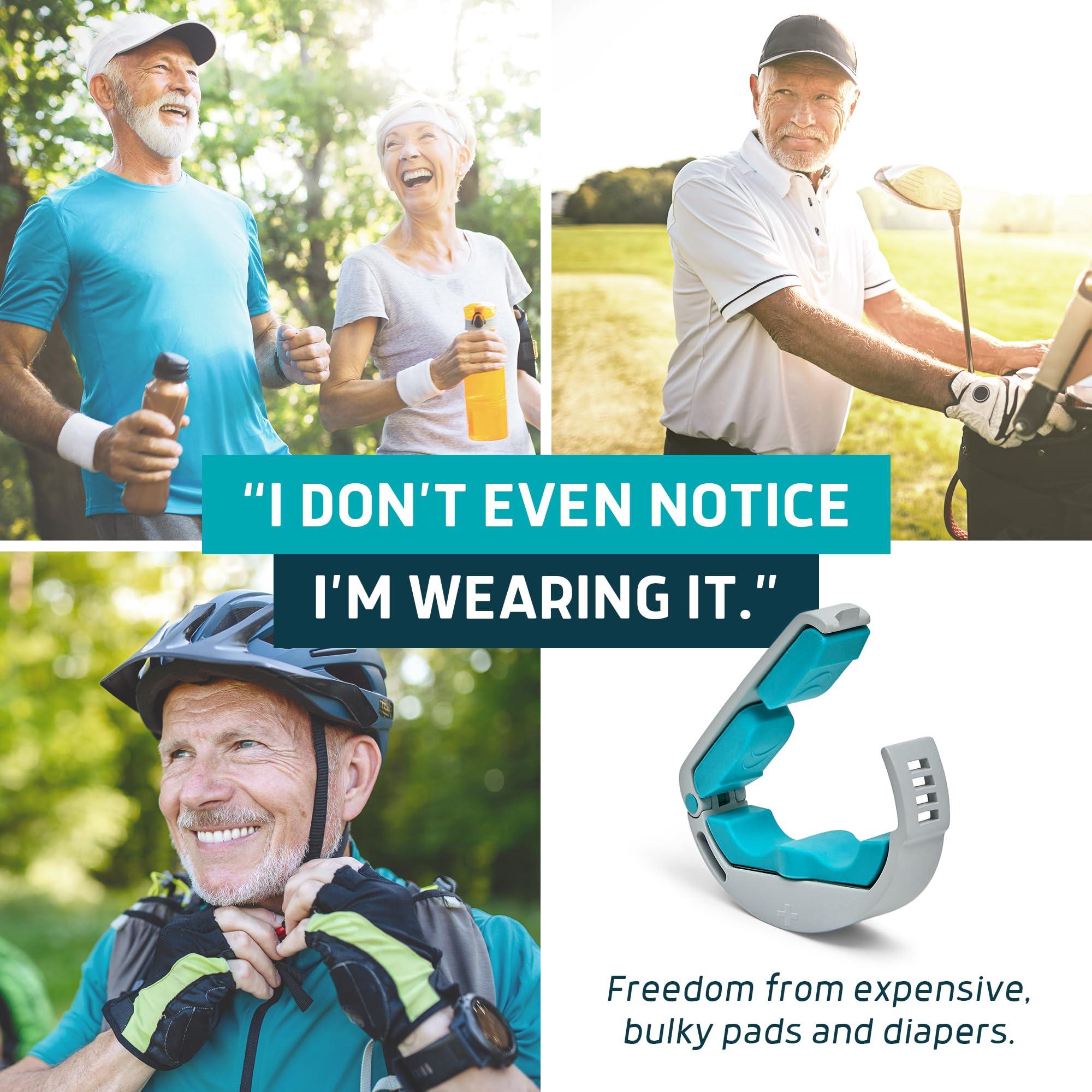 Lunderg Versa Clamp by Lunderg - Comfortable Urinary Incontinence Clamp with Adjustable Size & Travel Bag - Mens Incontinence Products