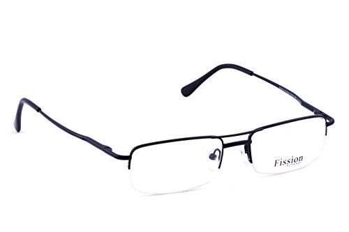 Fission New Fission 004 Eyeglasses|Clear Lens|Metal Frame|Size:53-18-140|Prescription Rx Eyewear