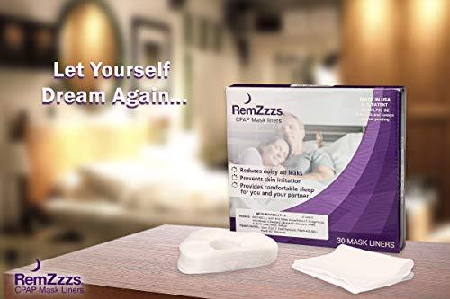 RemZzzs RemZzzs Nasal Cpap Mask Liners (K9-NL) - Reduce Noisy Air Leaks and Painful Blisters - Cpap Supplies and Accessories - Compatible with Respironics DeVilbiss and AG